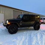 Jeep Wrangler suspension upgrade completed by Midwest Mobile Mechanic 920 in Sheboygan County, Wisconsin.